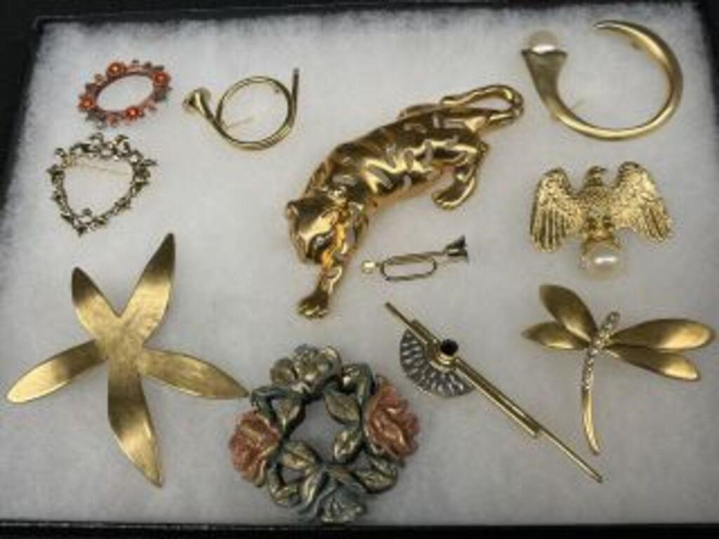 Elegant Brooch Collection