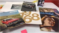 Dealership brochure from Buick to Camaro and many