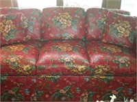 Red Floral Couch