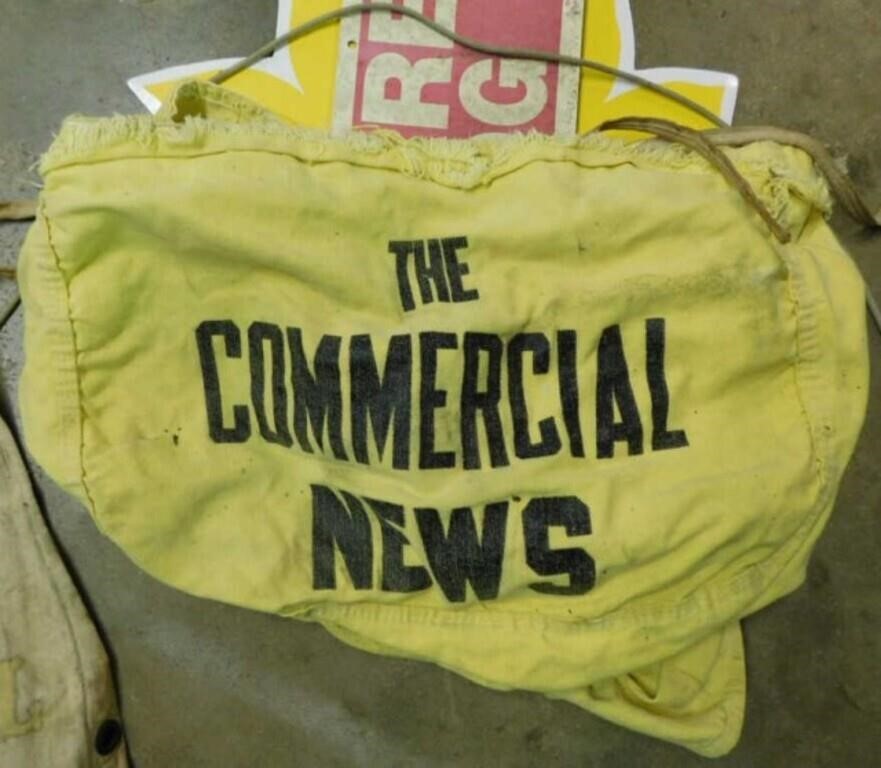 Commercial News Danville Illinois newspaper bag -