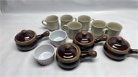 Dish and cups set