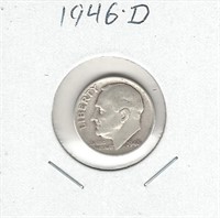 1946-D U.S. Silver Roosevelt Dime