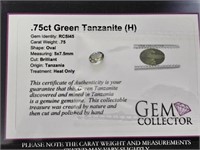 .75ct Green Tanzanite (H)