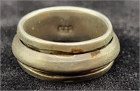 Sterling .925 Spinning Ring Size 7.5