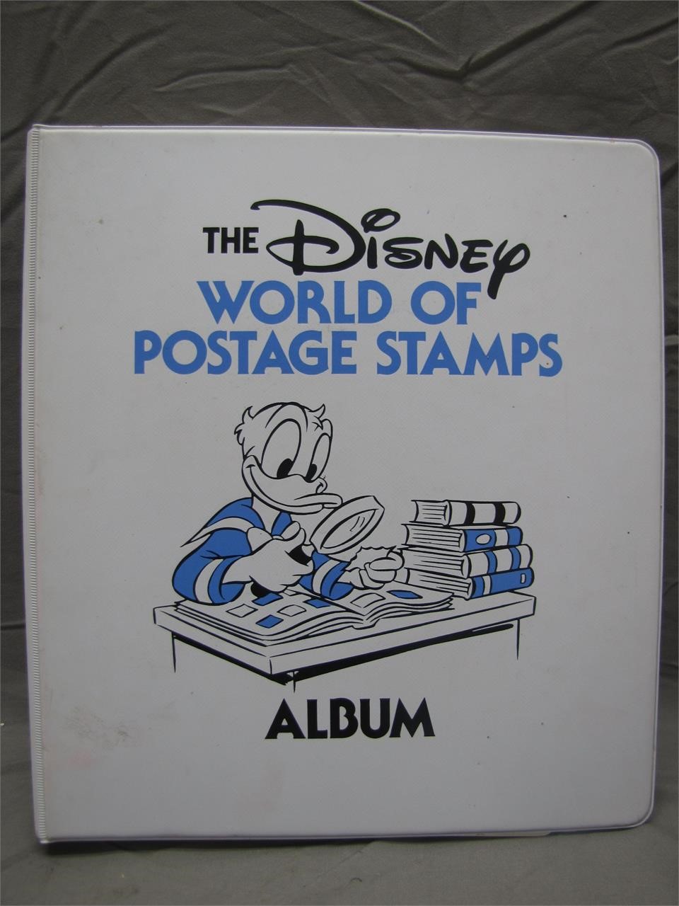 Vintage Disney World Stamps Album Partially Filled