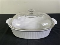 Corning Ware French White Casserole Dish