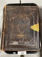19th C. Martin Luthers large German Bible.