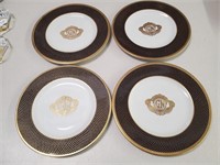 4 Golden Nugget 10 3/4" Serving Plates