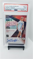 PSA 9 Lindsey Horan USA Captain Lyon Pop 13