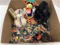 3 Disney Plush and Other Tiny Figurines