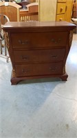 Mahogany Contemporary Nightstand