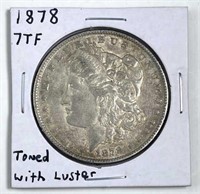 1878 Morgan Silver Dollar, U.S. $1 Coin