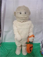 25" Tall Mummy Halloween Decor