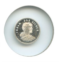 1 gram Silver Round - Sacagawea, .999 Fine Silver