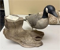 Steven's Wood Carved Duck and Drift Wood
