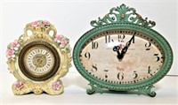 Meccari Porcelain Desk Clock