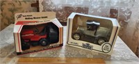 ERTL Banks. Riding Mower and 1918 Runabout
