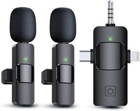 3 in 1 Wireless Lavalier Microphones for iPhone