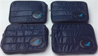 (4) PIEDMONT AIRLINES OVERNIGHT BAGS