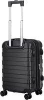 ZENY Spinner Luggage  Carry-On 21 Inch (Black)