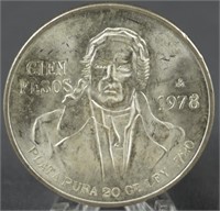 1978 Mexican BU Silver 100 Pesos