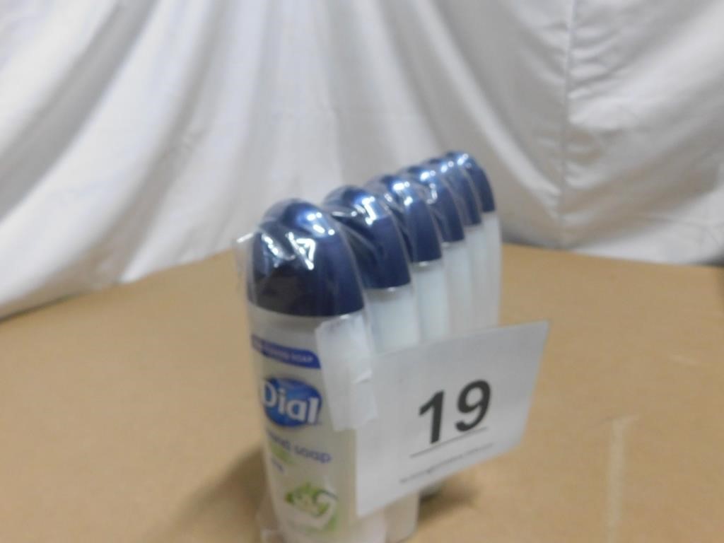 6 dial 8.5 oz bottles hand soap