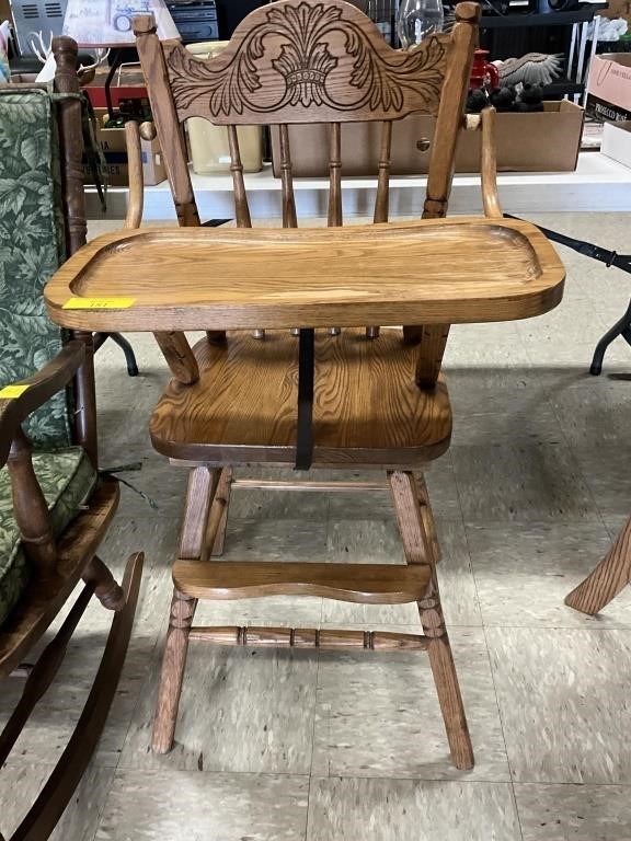 Wooden High Chair