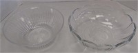 2 Lead Crystal Bowls - 1 Signed