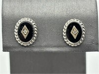 Carla 12K GF Diamond Chip Earrings