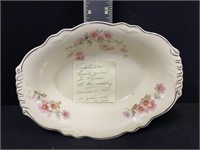 Vintage Homer Laughlin VA Rose Bowl