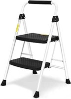 HBTower 2 Step Ladder, Folding Step Stool with Han