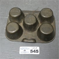 Wagner Cast Iron Muffin Pan - Unusual Size