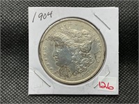 1904 MORGAN SILVER DOLLAR