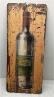 35in Wooden wall decoration Fone wine 1920