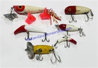 Lot of (6) Lazy Ike & Fred Arbogast Fishing Lures