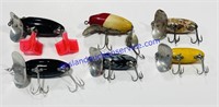 Lot of (6) Fred Arbogast Jitterbug Lures