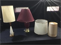 Table lamps & shades