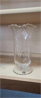 Vintage decorative stemmed flower vase,