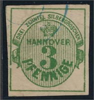 GERMAN HANOVER #17 USED FINE-VF
