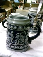 6" German Stein w/ Lid