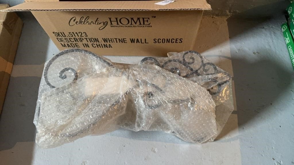 Whitne wall sconces in box
