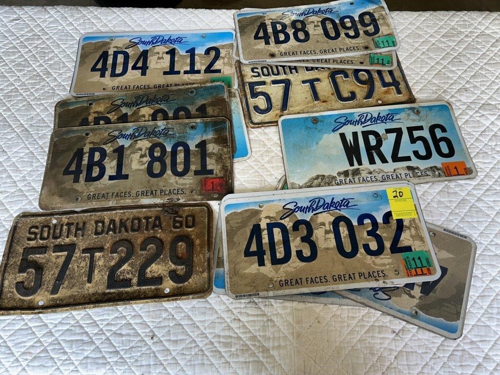 South Dakota License Plates