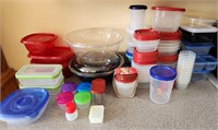 Large Lot of Misc. Kitchen Food Storage Containers