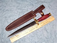 Throwing Knife, 7 3/4" Blade, With Sheath