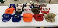 Lot of (15) Vintage Snapback Trucker Hats