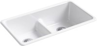 $874 - KOHLER 5312-0 Iron/Tones Kitchen Sink