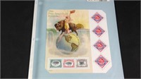 2001 Pan-American invert stamps