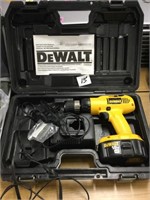 DeWalt 18V Drill + Case, Battery and Charger