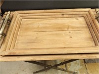 Tray Folding Table w/Additional Tray
