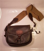 Brown Leather Bag w/ Strap